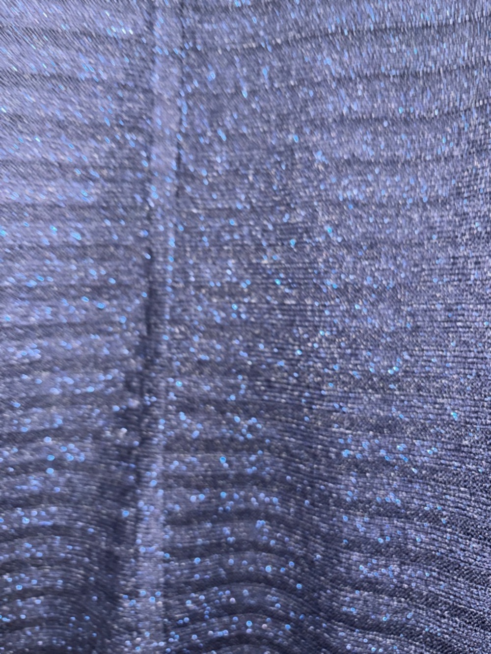 New York & Company Men's Navy Ribbed Crewneck Sweater with Subtle Sheen - Picture 4 of 8
